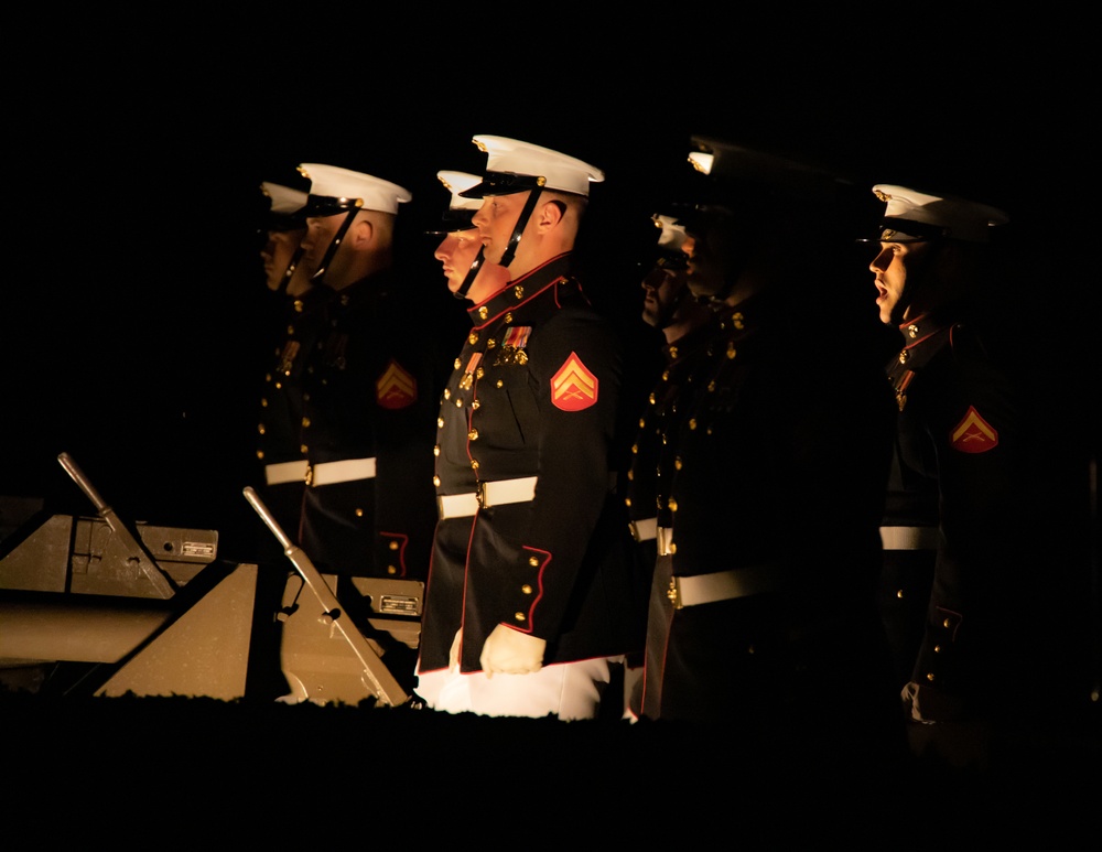 Marine Barracks Washington conducts another magnificent evening parade