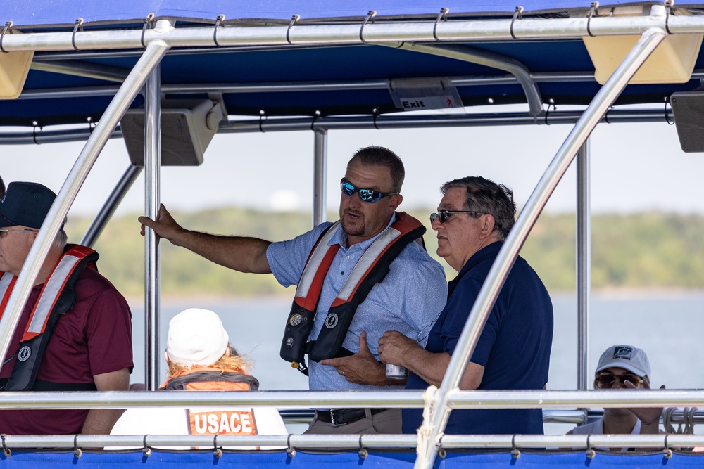 Fort Worth District Hosts Rep. Burgess for Lewisville Dam Safety Modification Update