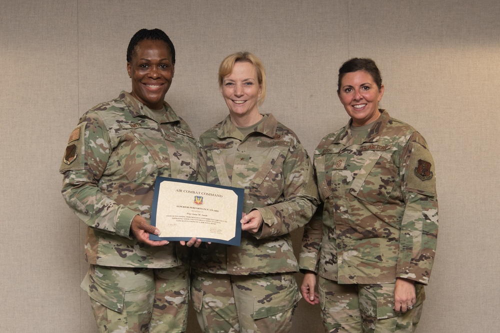 192nd Wing Airmen recognized by Air Component Commander