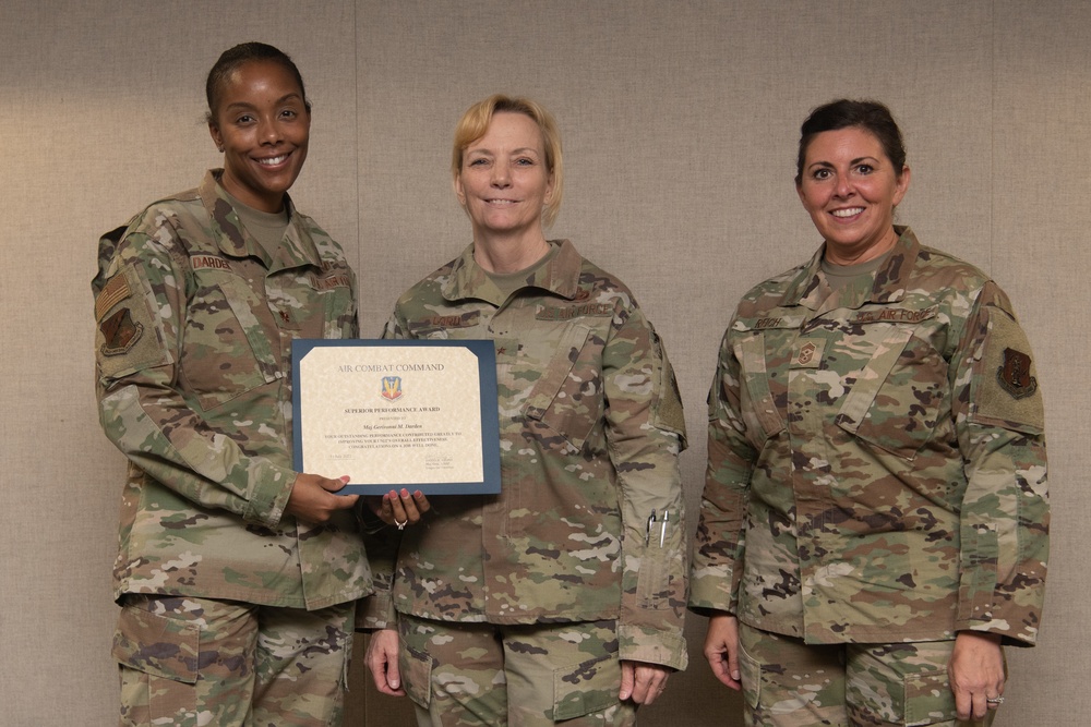 192nd Wing Airmen recognized by Air Component Commander