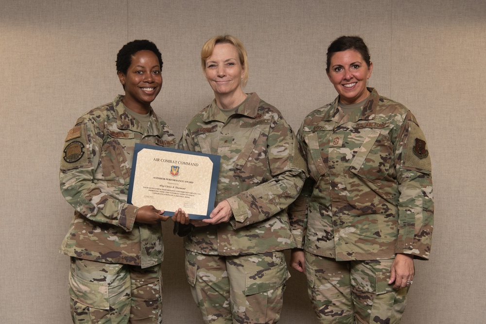 192nd Wing Airmen recognized by Air Component Commander