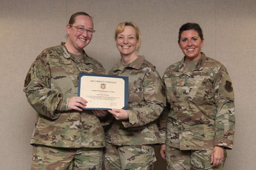 192nd Wing Airmen recognized by Air Component Commander