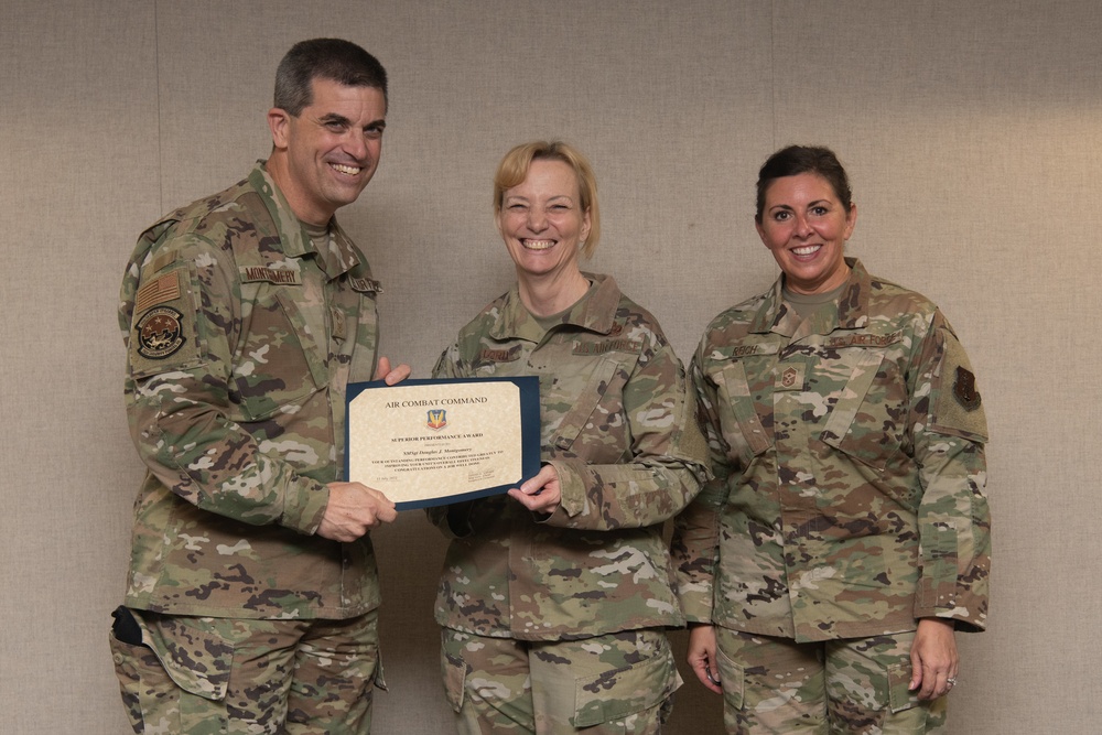 192nd Wing Airmen recognized by Air Component Commander