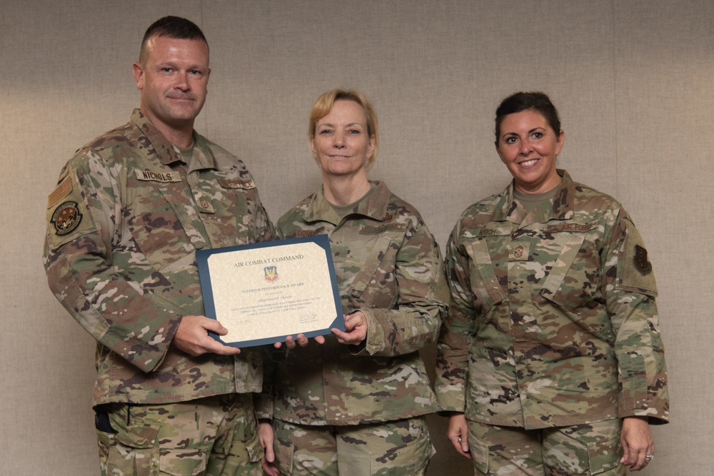 192nd Wing Airmen recognized by Air Component Commander