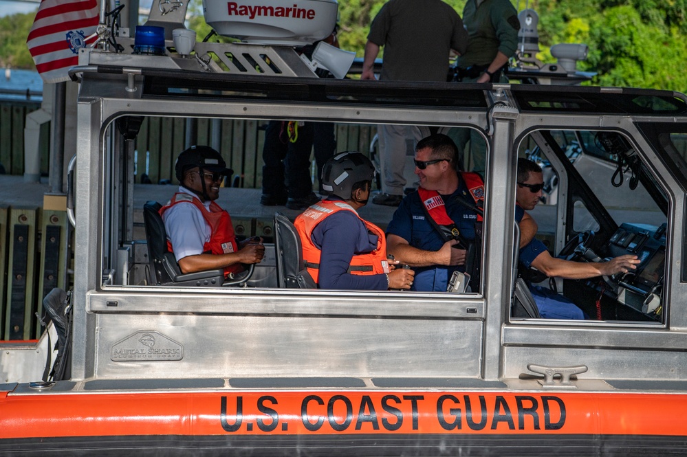 Coast Guard, partner agencies conduct law enforcement demonstration in Houston, Texas