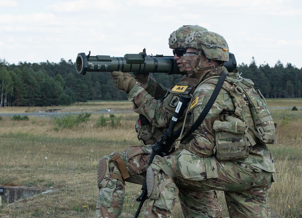 U.S. Soldiers Conduct Live Fire Ranges During Day Two of the 2022 U.S. Army Europe and Africa Best Squad Competition