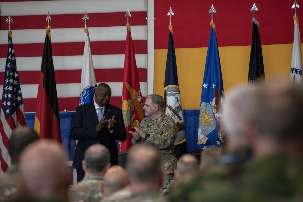 Secretary of Defense Lloyd J. Austin III Presides over U.S. Africa Command Change of Command