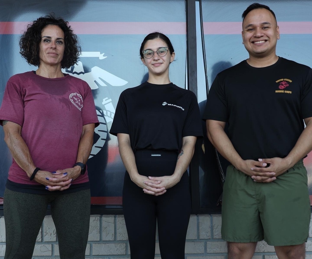 Retired Marine and former Drill Instructor surprises daughter