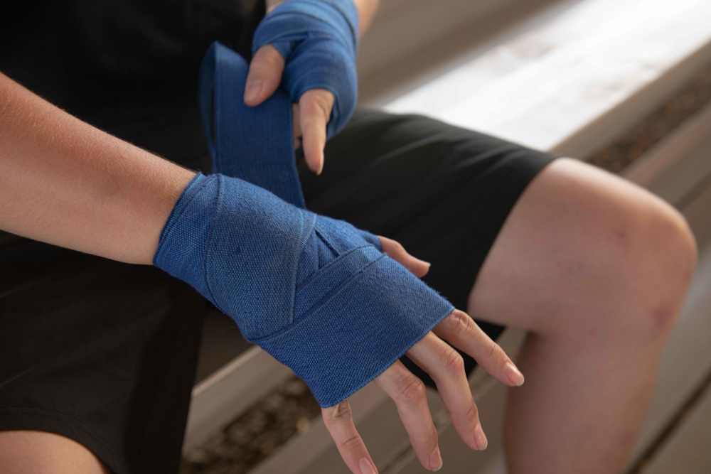 Boxing class held on Camp Lemonnier