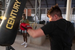 Boxing class held on Camp Lemonnier [Image 5 of 5]