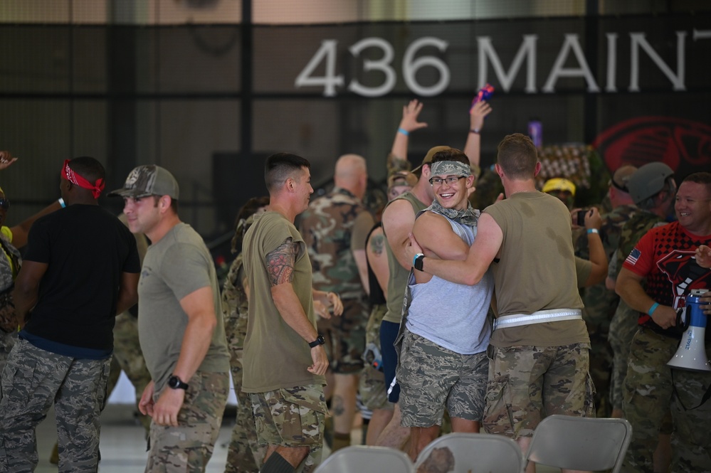 Treat yo’ self! Team Dover Airmen connect during Combat Dining-In