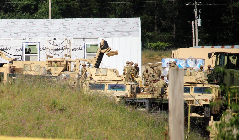 Troop project creating office buildings at Fort McCoy’s LSA Liberty sees work by multiple units