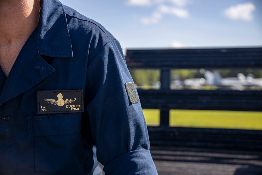 Marine Aviation Logistics Squadron 31 Ordnance deliver high explosive rounds for training