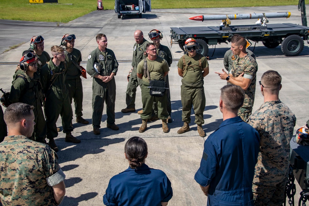 Marine Aviation Logistics Squadron 31 Ordnance deliver high explosive rounds for training