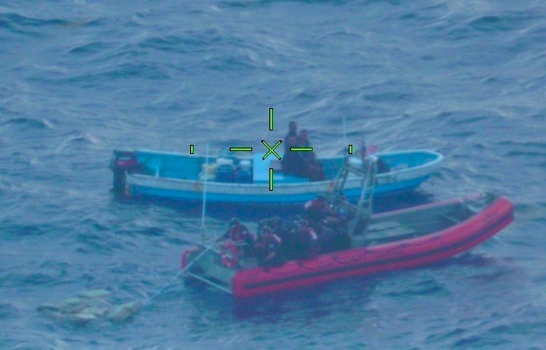Coast Guard interdicts drug smuggling vessel, apprehends four smugglers near Puerto Rico