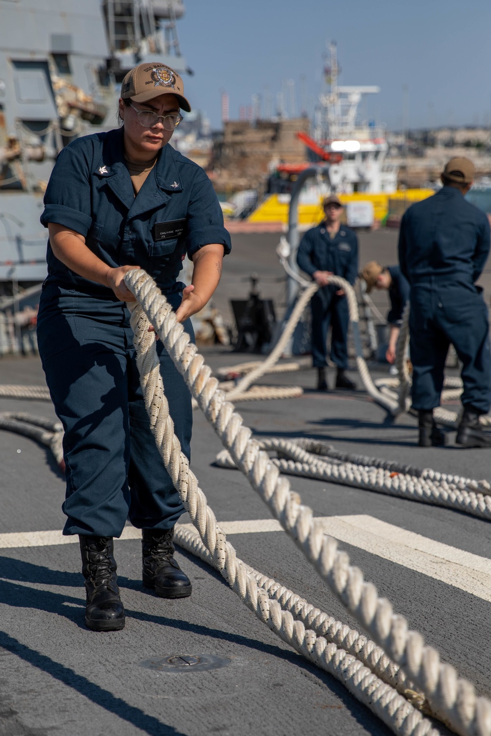 The USS Bainbridge is on a scheduled deployment in the U.S. Naval Forces Europe area of operations, employed by U.S. Sixth Fleet to defend U.S., Allied and Partner interests.