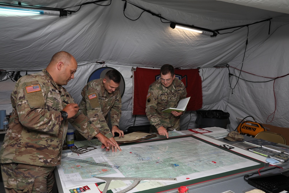 29th Combat Aviation Battalion fire support team works at Northern Strike 22