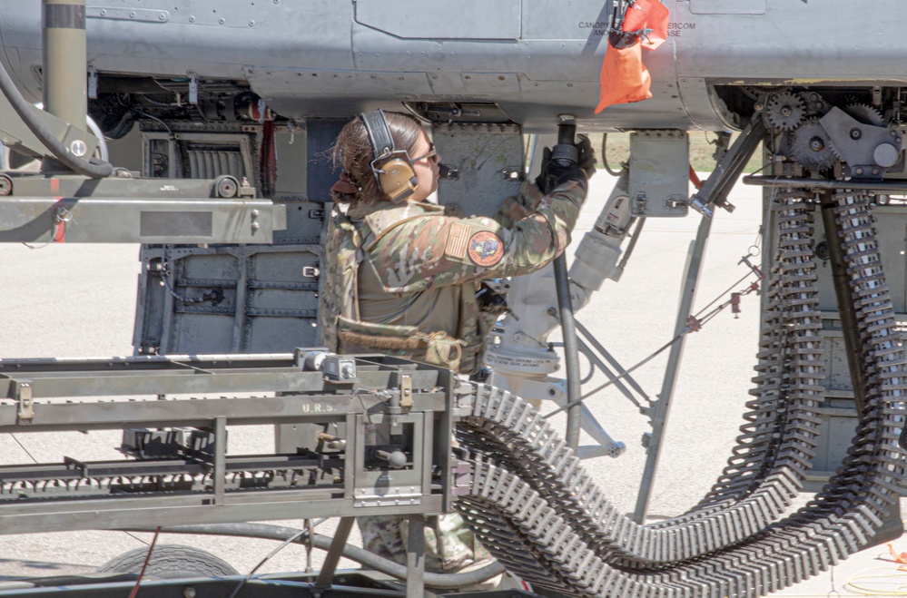 A-10 Thunderbolt II Integrated Combat Turn at Northern Strike 22