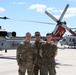 U.S. military officers pose for a picture