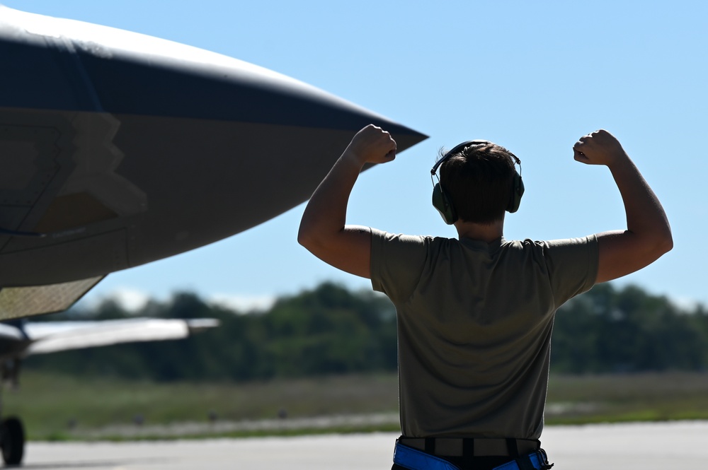 58th FS Gorillas take off during exercise Northern Lightning