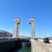 Lock and Towers, John Day Lock &amp; Dam, Aug. 3, 2022