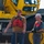 Crew work to restore the the damaged upstream lock gate, John Day Lock & Dam, Aug. 3, 2022 Crew work to restore the the damaged upstream lock gate, John Day Lock & Dam, Aug. 3, 2022