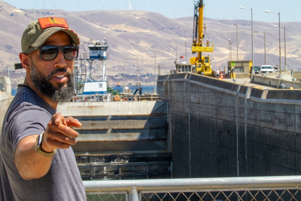 USACE Public Affairs Specialist, Ernie Henry, John Day Lock &amp; Dam, Aug. 3, 2022