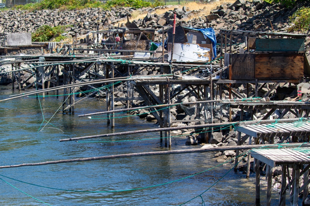 Tribal Fishing Platforms, John Day Lock &amp; Dam, Aug. 3, 2022