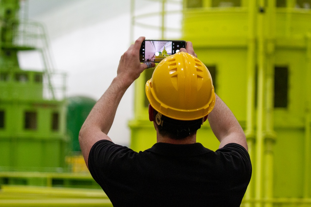 USACE Public Affairs Specialist, Chris Gaylord, Captures Video, John Day Lock &amp; Dam, Aug. 3, 2022