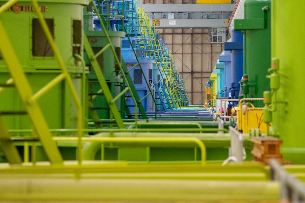 Hydropower Generators, John Day Lock &amp; Dam, Aug. 3, 2022.