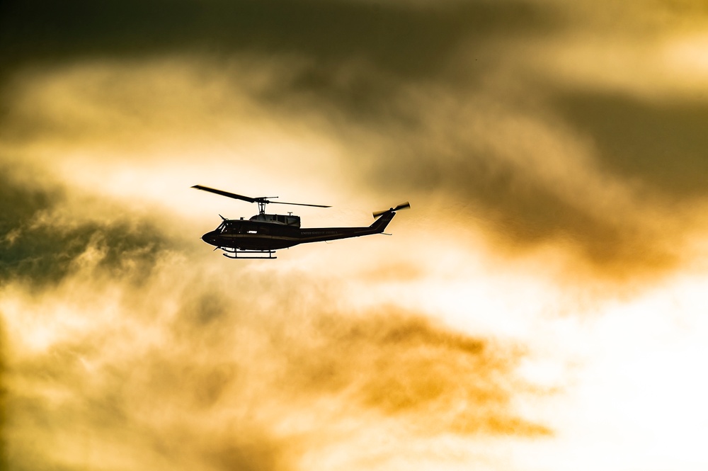 1st Helicopter Squadron Flies Over Washington, DC