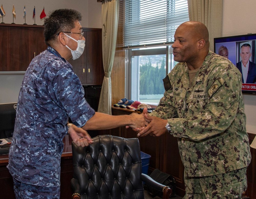 JMSDF Escort Flotilla Two visits CFAS