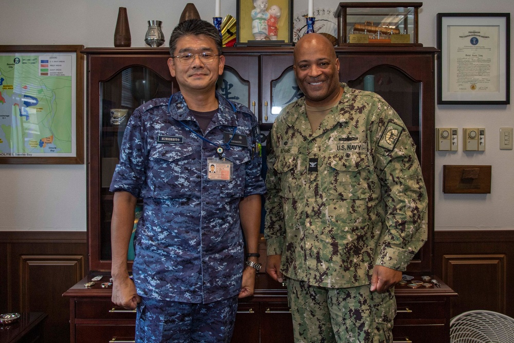 JMSDF Escort Flotilla Two visits CFAS