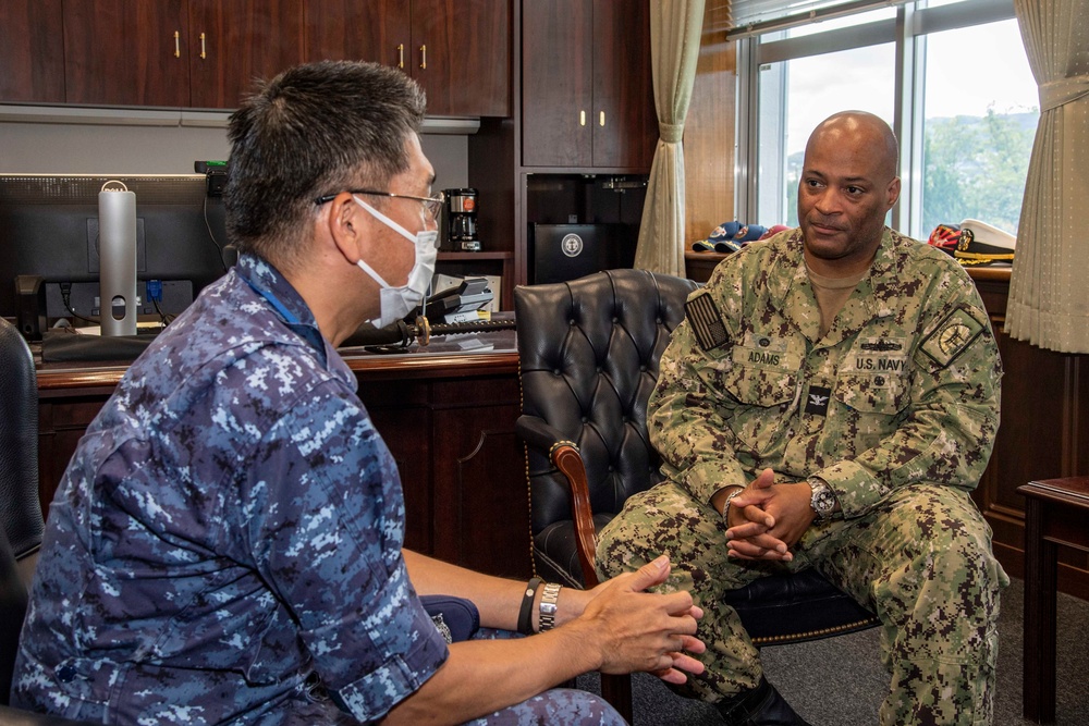 JMSDF Escort Flotilla Two visits CFAS