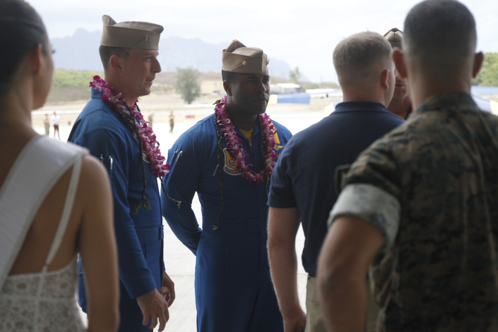 2022 Kaneohe Bay Air Show: The Blue Angels arrive at MCBH