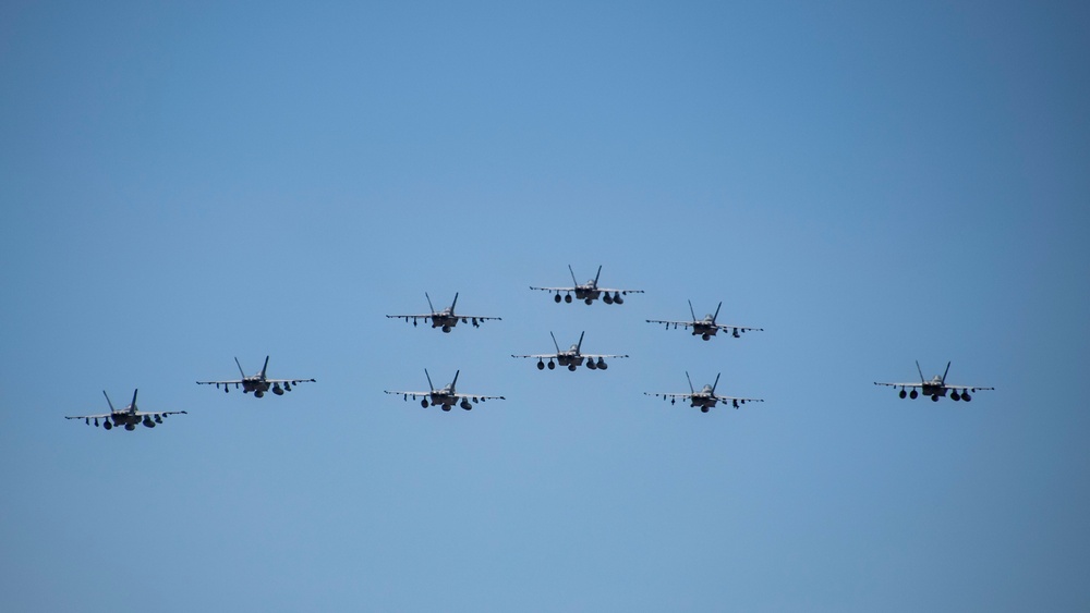 Carrier Air Wing 9 Returns from Indo-Pacific Deployment