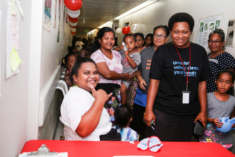 Children Receive COVID-19 Vaccine at Leiroj Kitlang Kabua Memorial Health Center