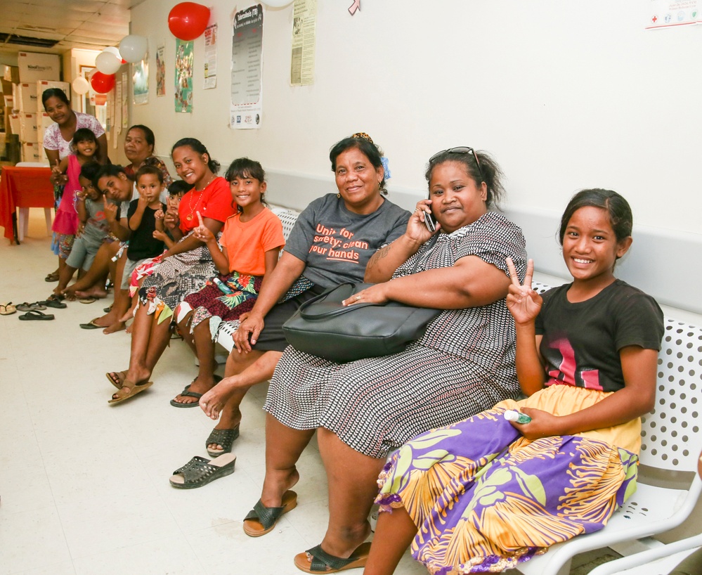 Children Receive COVID-19 Vaccine at Leiroj Kitlang Kabua Memorial Health Center