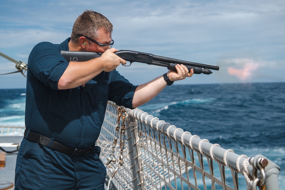 At-Sea Gun Range