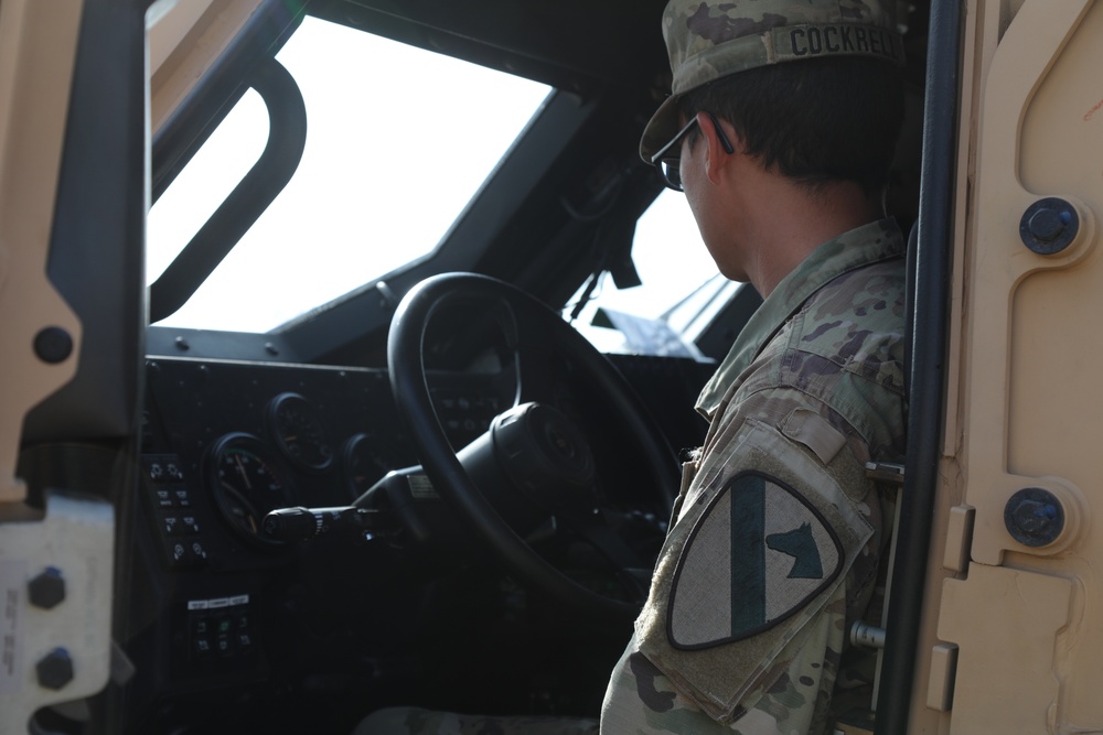 3rd Armored Brigade Combat Team, 1st Cavalry Division, Conducts Motorpool Monday