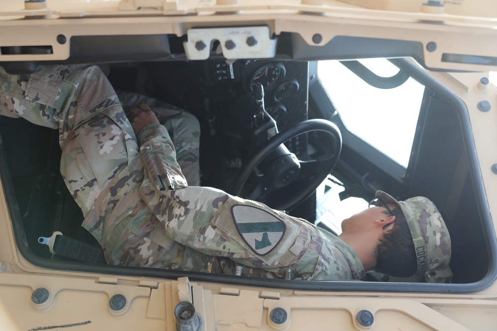 3rd Armored Brigade Combat Team, 1st Cavalry Division, Conducts Motorpool Monday