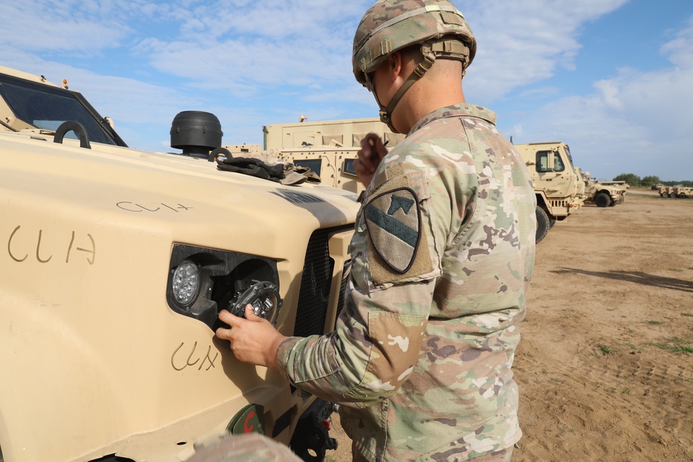 3rd Armored Brigade Combat Team, 1st Cavalry Division, Conducts Motorpool Monday