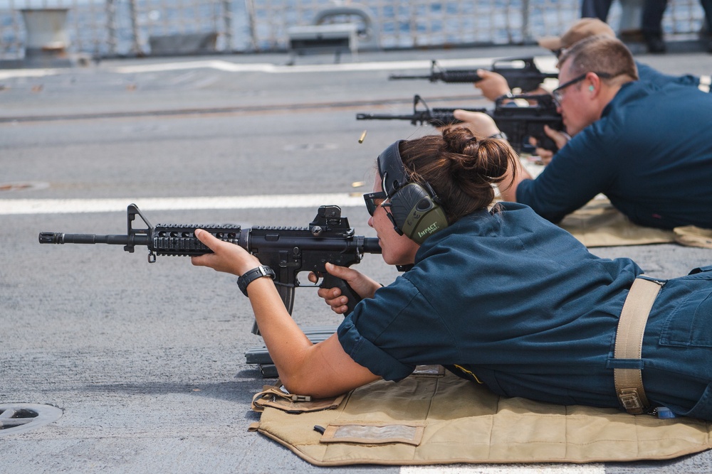 At-Sea Gun Range