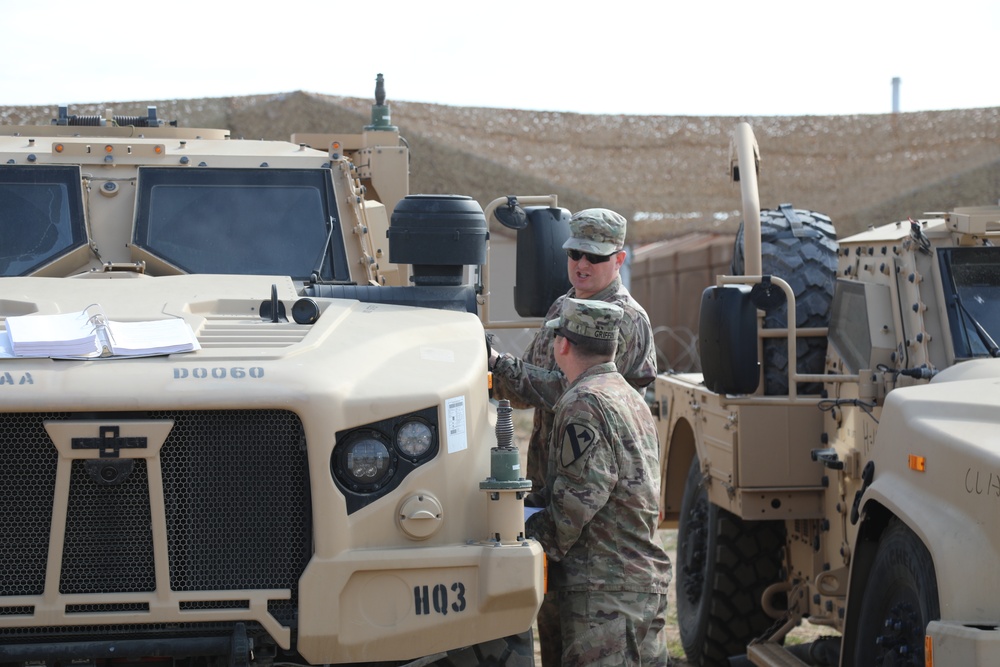 3rd Armored Brigade Combat Team, 1st Cavalry Division, Conducts Motorpool Monday