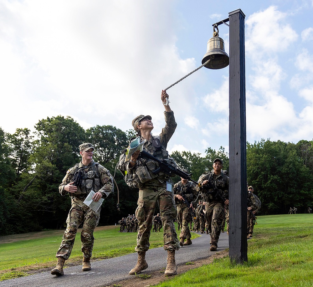 New cadets receive praise, cheer during March Back, complete CBT