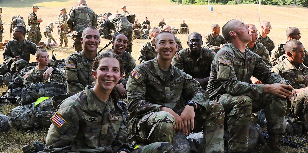 New cadets receive praise, cheer during March Back, complete CBT