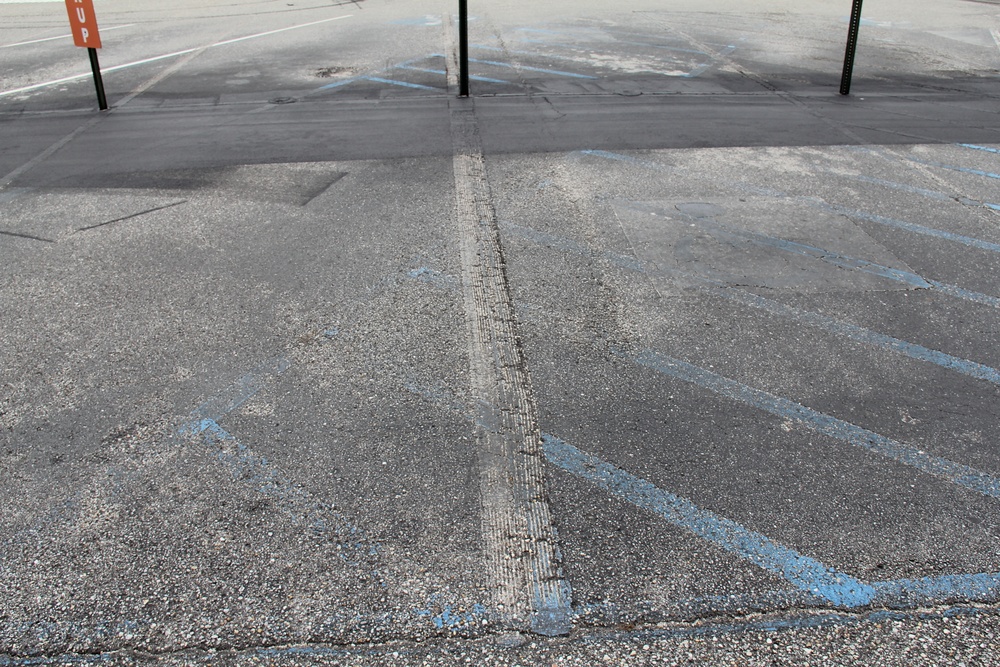 Fort Rucker Commissary Parking Lot Receives New Coating, Fresh Paint