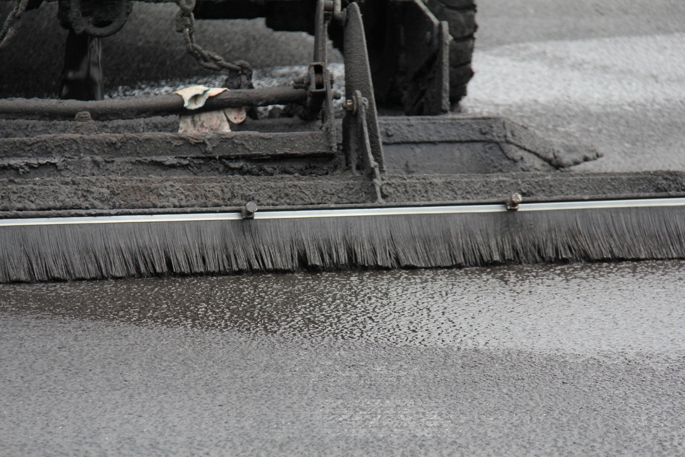 Fort Rucker Commissary Parking Lot Receives New Coating, Fresh Paint