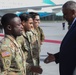 U.S. Secretary of Defense Visits the Troops at Latvia