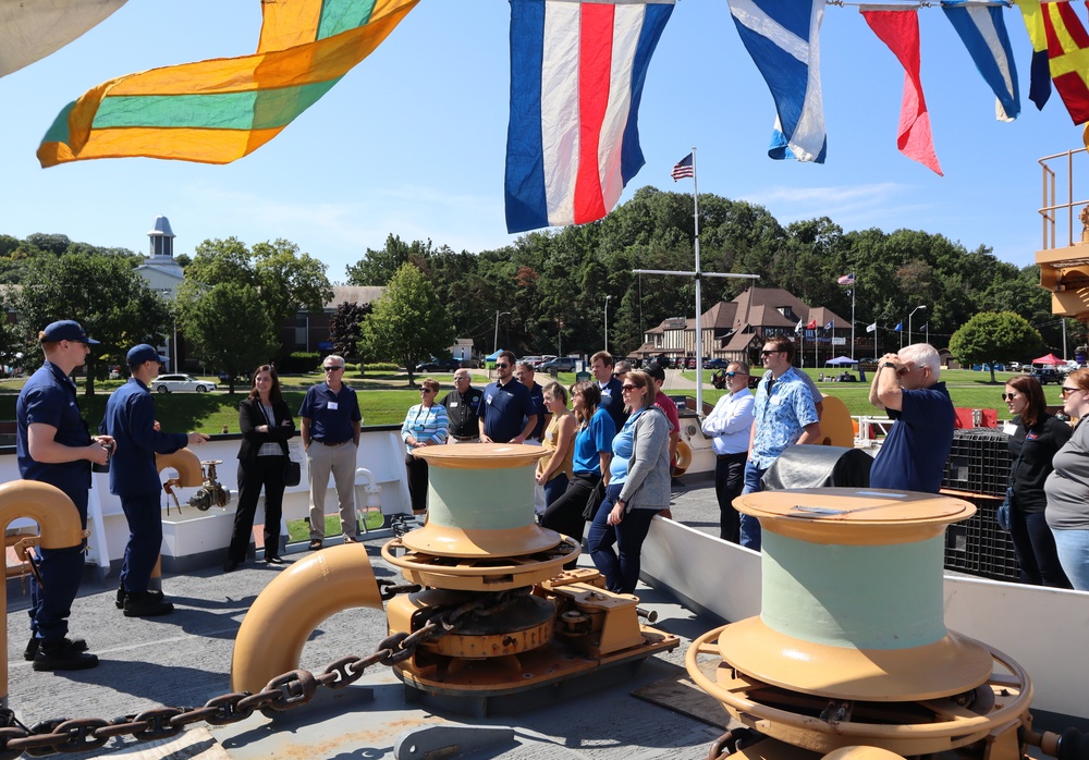 Ship tours help tell Coast Guard's story during ESGR event at Grand Haven Coast Guard Festival